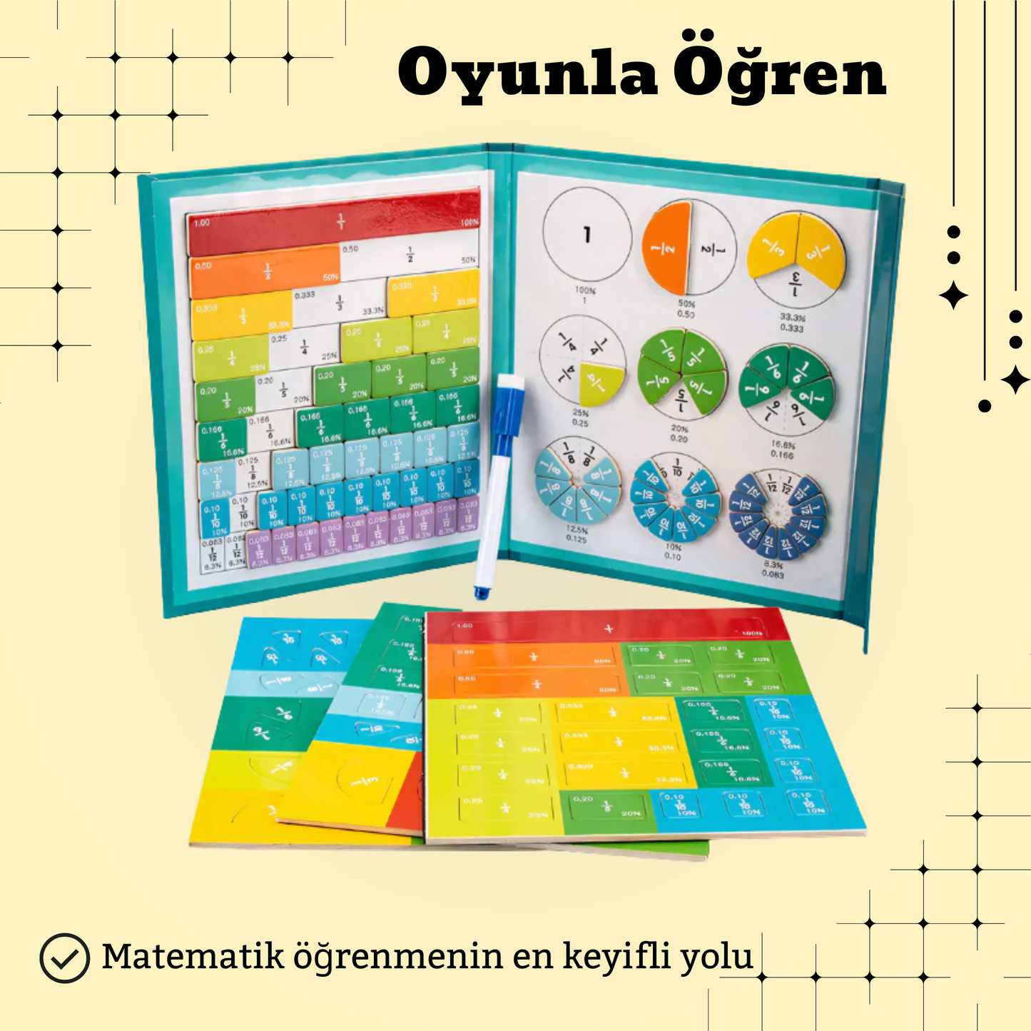 Mıknatıslı Kesir Oyunu